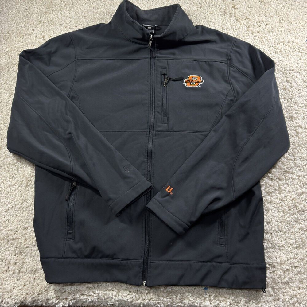 Colosseum Jacket Men's XXL Ohio State Buckeyes Black Embroidered Coat